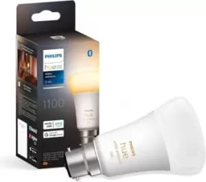 PHILIPS HUE White Ambiance Bluetooth LED Bulb - B22, 1100 Lumens