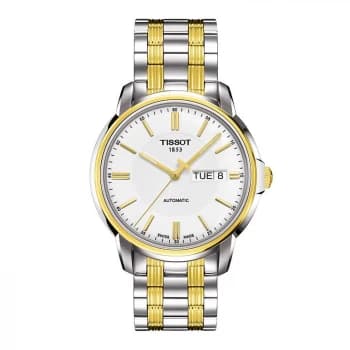 Tissot Stainless Steel & Gold Plated Bracelet Watch