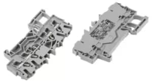 Wago Grey 2002 Standard Din Rail Terminal, 22 12 AWG, 0.25 2.5mm, 550 V
