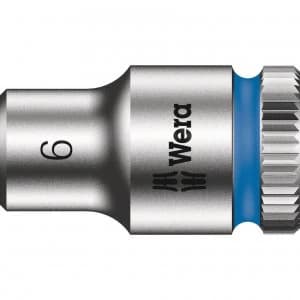 Wera 8790 HMA Zyklop 1/4" Drive Hexagon Socket Metric 1/4" 6mm