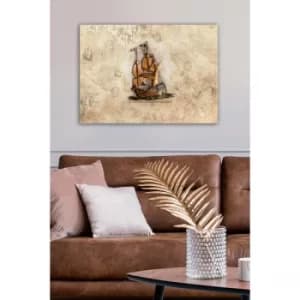 1177581265-5070 Multicolor Decorative Canvas Painting