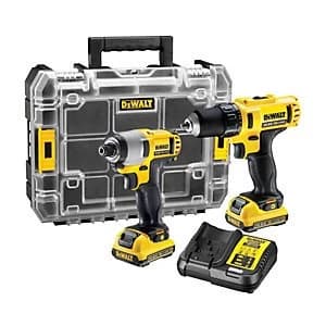 DEWALT DCK211D2T 10.8V 2 x 2.0Ah XR Cordless Drill and Impact Driver Twin Pack