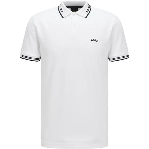 Boss Paul Pique Polo Shirt - White 2XL