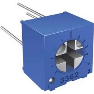 Bourns 3362P 1 102LF Trimming Potentiometer THT 3362P 0.5W Horizontal Adjustable length 1 k 0.5 W 10