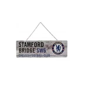 Chelsea FC Rustic Garden Sign