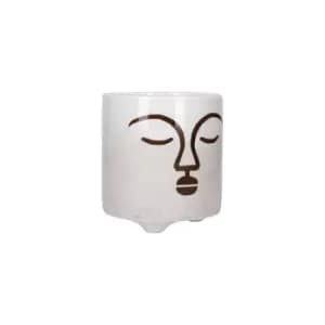 Mini Planter Terracotta Face Design - Kitchencraft