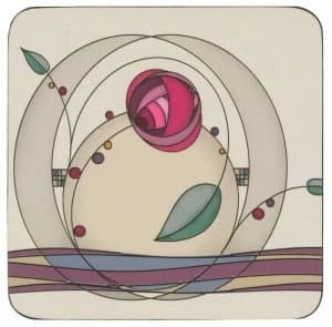 Denby Tiffany Rose Coasters Set of 6