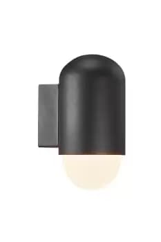 Heka Outdoor Modern Wall Lamp Black E27 IP54