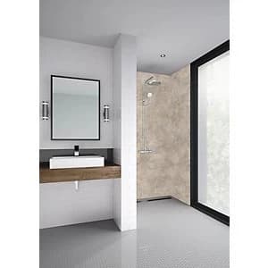 Mermaid Elite Treviso Post Form Single Shower Panel 2420 x 1200mm