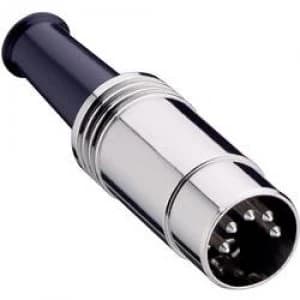 DIN connector Plug straight Number of pins 3 Silver Lumberg 0131 03