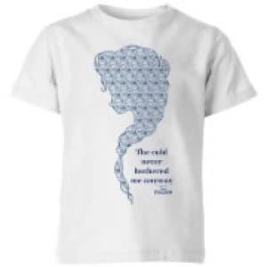 Disney Frozen The Cold Never Bothered Me Anyway Kids T-Shirt - White - 11-12 Years