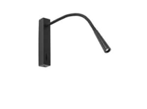Flin LED Adjustable Reading Light Black 3W 3000K