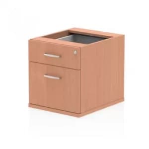 Trexus 2 Drawer Fixed Pedestal 426x463x480mm Beech Ref I001640