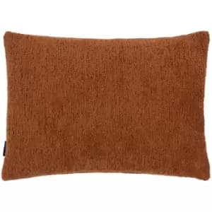 Paoletti Nellim Scadi Boucle Textured Cushion Cover, Rust, 40 x 50 Cm