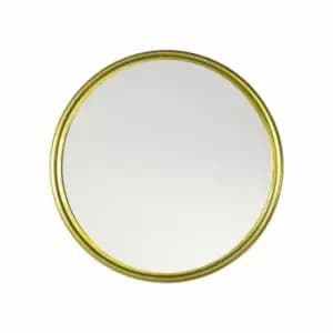 Crossland Grove Amsterdam Brass Round Wall Mirror - 760 X 40 X 760Mm