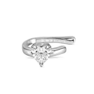 Nomination Sentimental Silver Heart CZ Ear Cuff