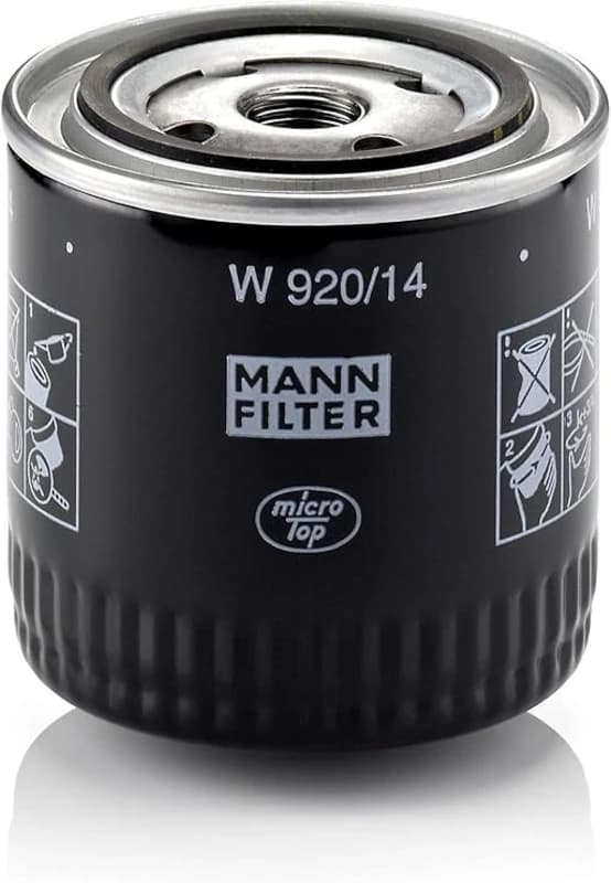 MANN-FILTER W 920/14 Oil filter 3/4-16 UNF with one anti-return valve Spin-on Filter NISSAN: Serena, X-Trail, Patrol Hardtop Oil Filter (7)