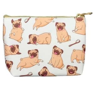 Mopps Pug Small PVC Wash Bag