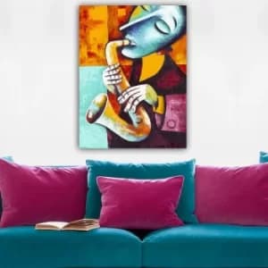 14172322_70100 Multicolor Decorative Canvas Painting