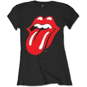 The Rolling Stones - Classic Tongue Ladies XX-Large T-Shirt - Black