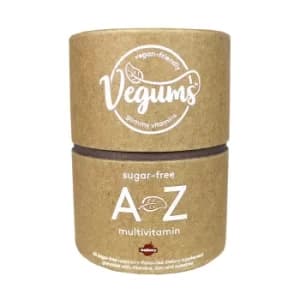 Vegums Sugar-Free A-Z Multivitamin Gummies: 1-month supply 60 gummies