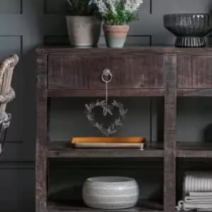 Gallery Interiors Blumenthal Lavender Heart Faux Plant Purple