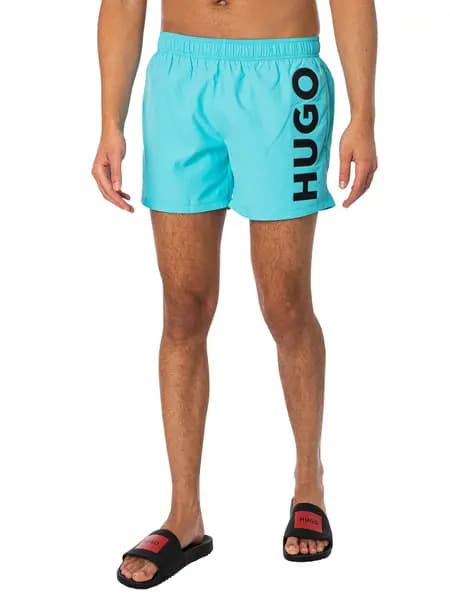 HUGO Abas Swim Shorts Light Blue M