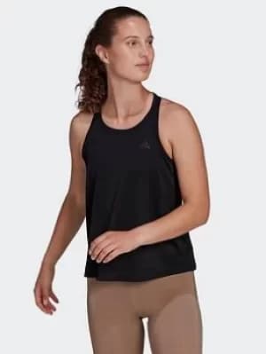 adidas Parley Run Fast Running Tank Top, Black Size XS Women