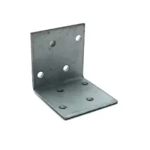 Heavy Duty Zinc Plated Reinforced Corner Angle Bracket - Size 40x40x40x2mm - Pack of 1