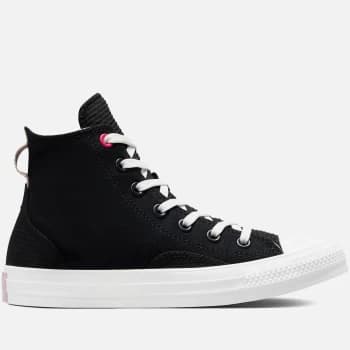 Converse Womens Chuck Taylor All Star Future Utility Hi-Top Trainers - Black/Almost Black/Vintage White - UK 4