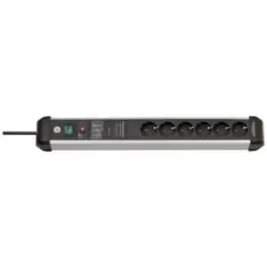 Brennenstuhl 1391010601 Surge protection power strip Silver-black PG connector