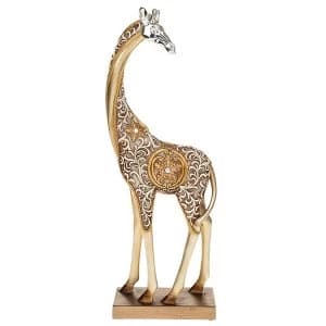 Filigree Gold Giraffe Standing Large Ornament