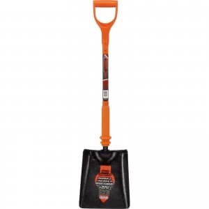 Draper Expert Square Mouth Shovel, Fully Insulated Solid Forged