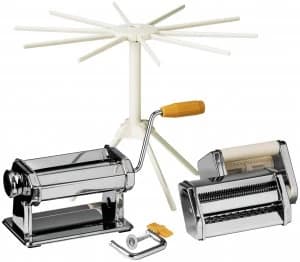 Premier Housewares Multi Pasta Maker Set - Chrome.
