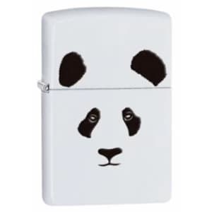 Zippo Panda White Matte Lighter