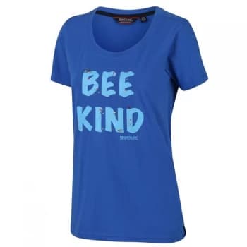 Regatta Filandra IV Graphic Print Organic T-Shirt - Strong Blue