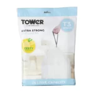 Tower 25L Lemon Scented x20 Bin Liners