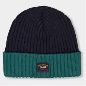 Paul And Shark Paul and Shark Bicolour Beanie Mens - Blue