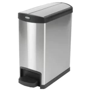 Slim Jim 30L/8G End Step Metal Step-on Black