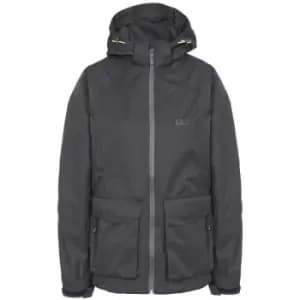 Trespass Womens/Ladies Emeson DLX Hooded Waterproof Jacket (XS) (Black)