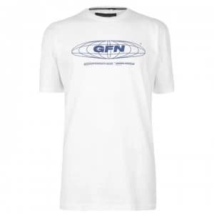 Good For Nothing Worldwide T Shirt Mens - White/Cobalt