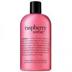 philosophy Bath & Shower Gels Raspberry Sorbet Shampoo, Shower Gel and Bubble Bath 480ml