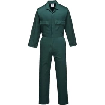 S999 sz L Green Work Euro Boiler Suit Coverall Overall PPE Mechanic - Portwest