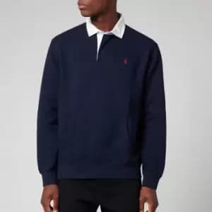 Polo Ralph Lauren Mens Rl Fleece Rugby Polo Shirt - Cruise Navy - S