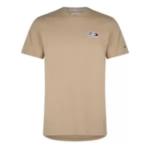 Tommy Jeans Jeans Woven CN T Shirt Mens - Beige