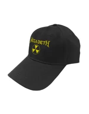 Megadeth - Hazard Logo Unisex Baseball Cap - Black