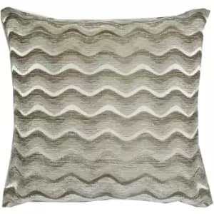 S Green - Sinead Cushion Cover 17 X 17' Silver Bed Sofa Unfilled Accessory