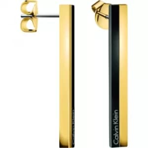 Ladies Calvin Klein Two-tone steel/gold plate Gorg Bico Earrings