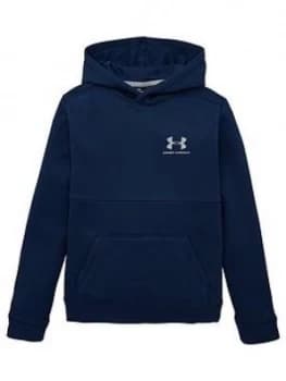 Urban Armor Gear Boys Cotton Fleece Hoodie - Navy, Size 11-12 Years