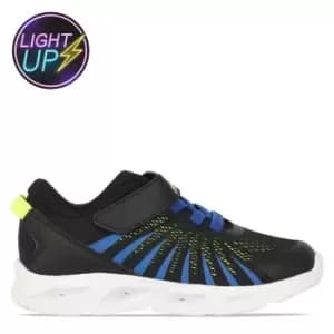 Slazenger Light Up Logo Trainers - Black